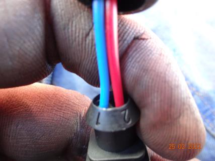 Repair kit pinout with wire colours