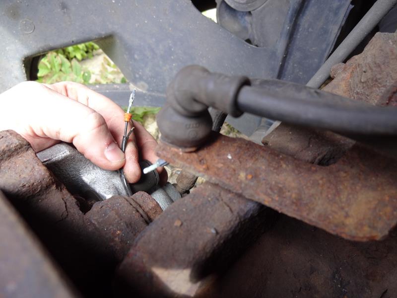 Repair needed for brake sensor on a VW Golf MK5